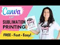 Canva for Sublimation Printing | How to Print Sublimation Designs with FREE Graphic Design Program.