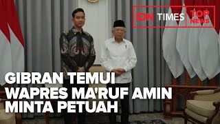 TOP NEWS OF THE DAY :  Gibran Temui Wapres Ma'ruf Amin Minta Petuah