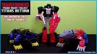 Transformers Titans Return Deluxe Skullsmasher w/ Grax & Krok w/ Gatorface | HNE Toys