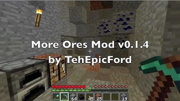 Minecraft - More Ores v0.1.4 By TehEpicFord Full Mod Review!