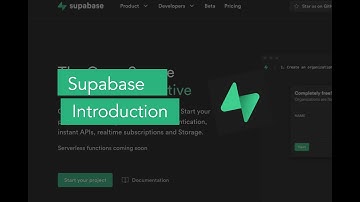 Supabase Introduction - create new project