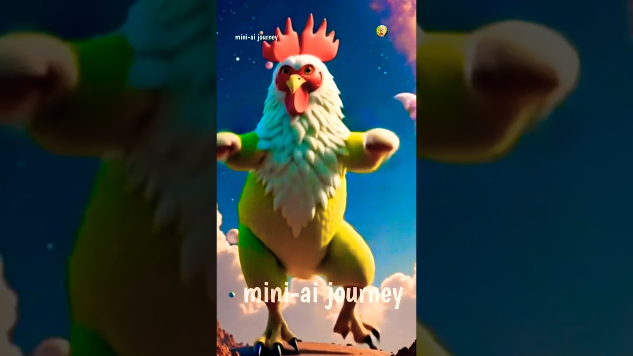 Funny giant chicken dance 🐓😅 