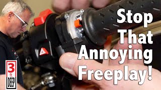 How To Eliminate The Throttle Freeplay On Your Motorcycle