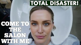 IT ALL WENT WRONG! COME TO THE SALON WITH ME VLOG