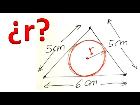 Video: Cómo Encontrar El Radio De Un Círculo Circunscrito A Un Triángulo