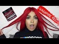 DYING MY WIG RED | VAMPIRE RED