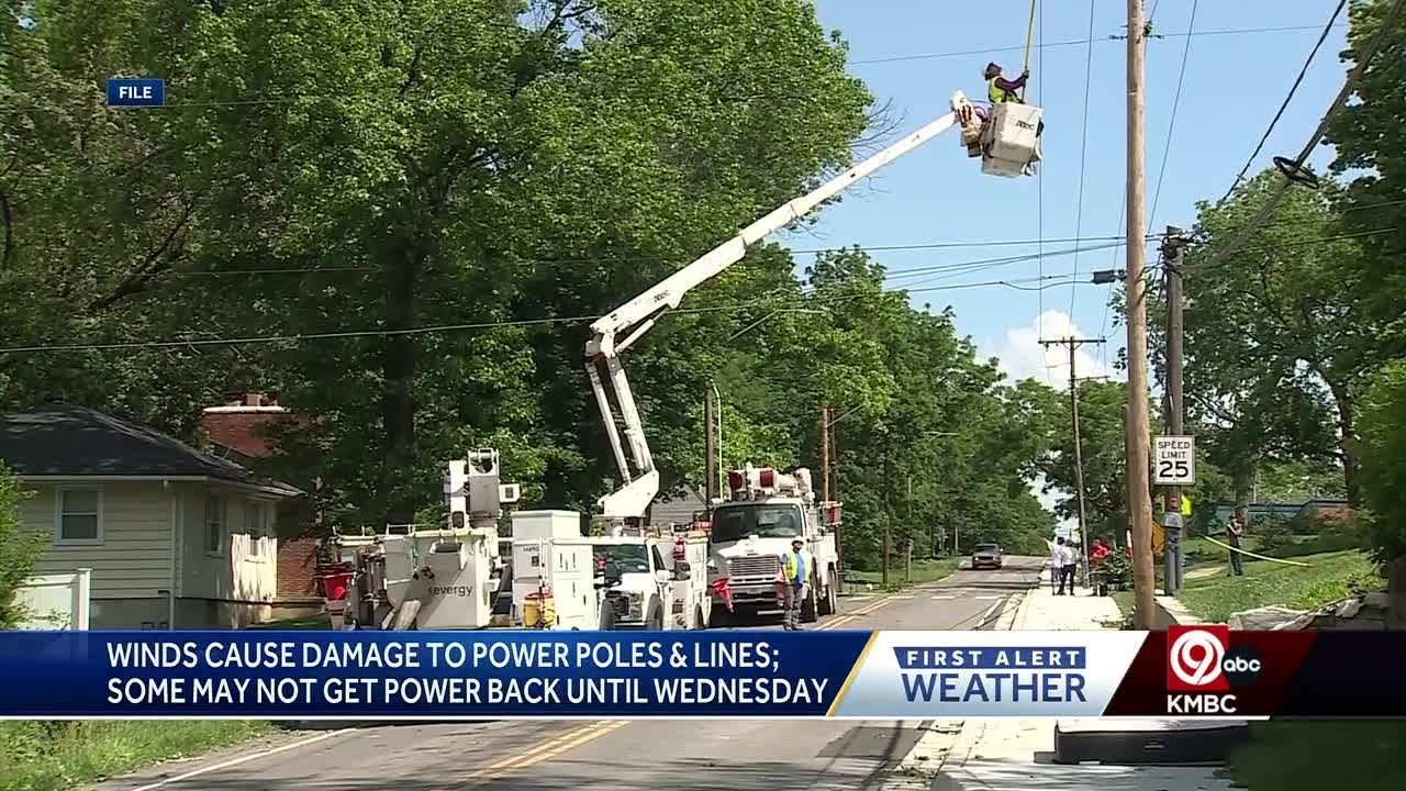 Thousands still without power after weekend storms sweep across Kansas ...