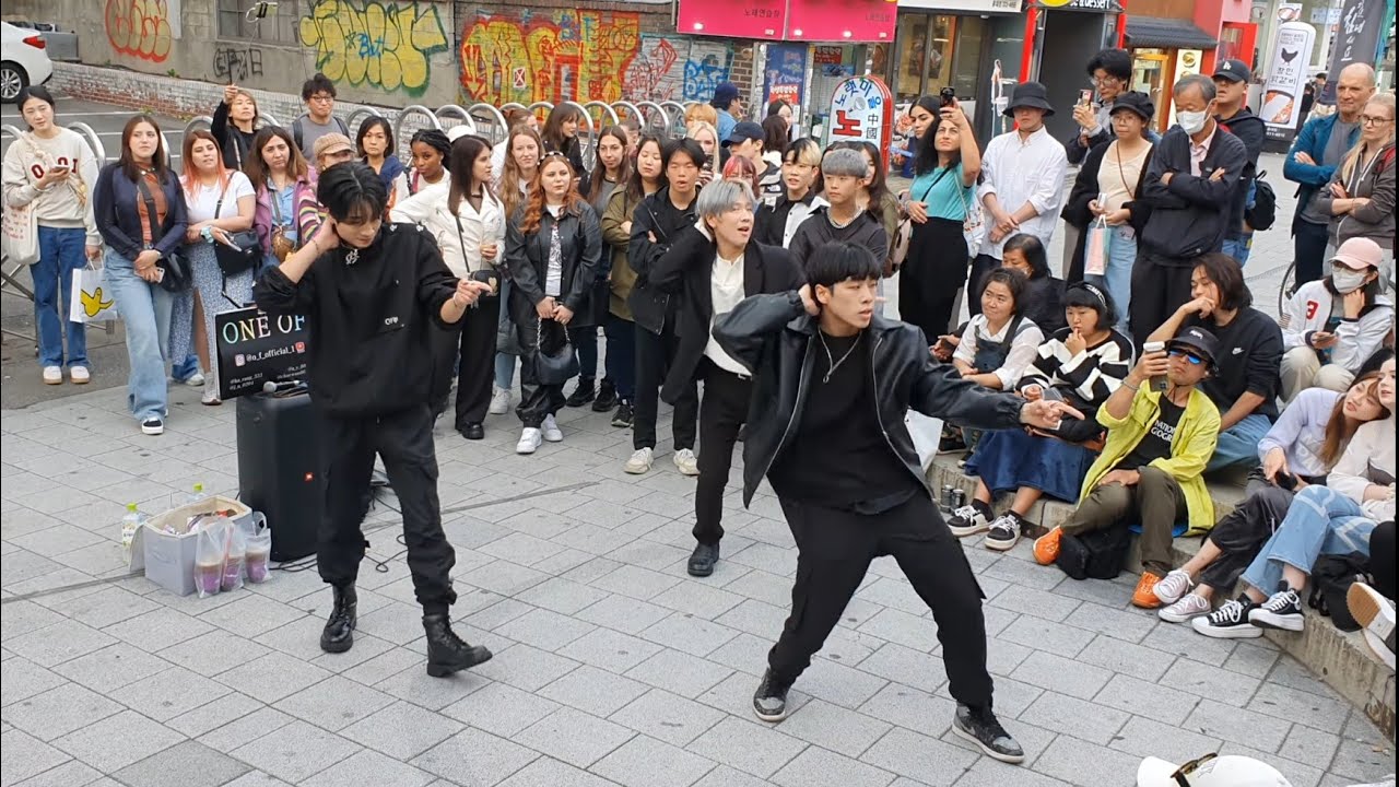 [STREET ARTIST] ONE OF. INTERACTIVE HONGDAE BUSKING. 231013.