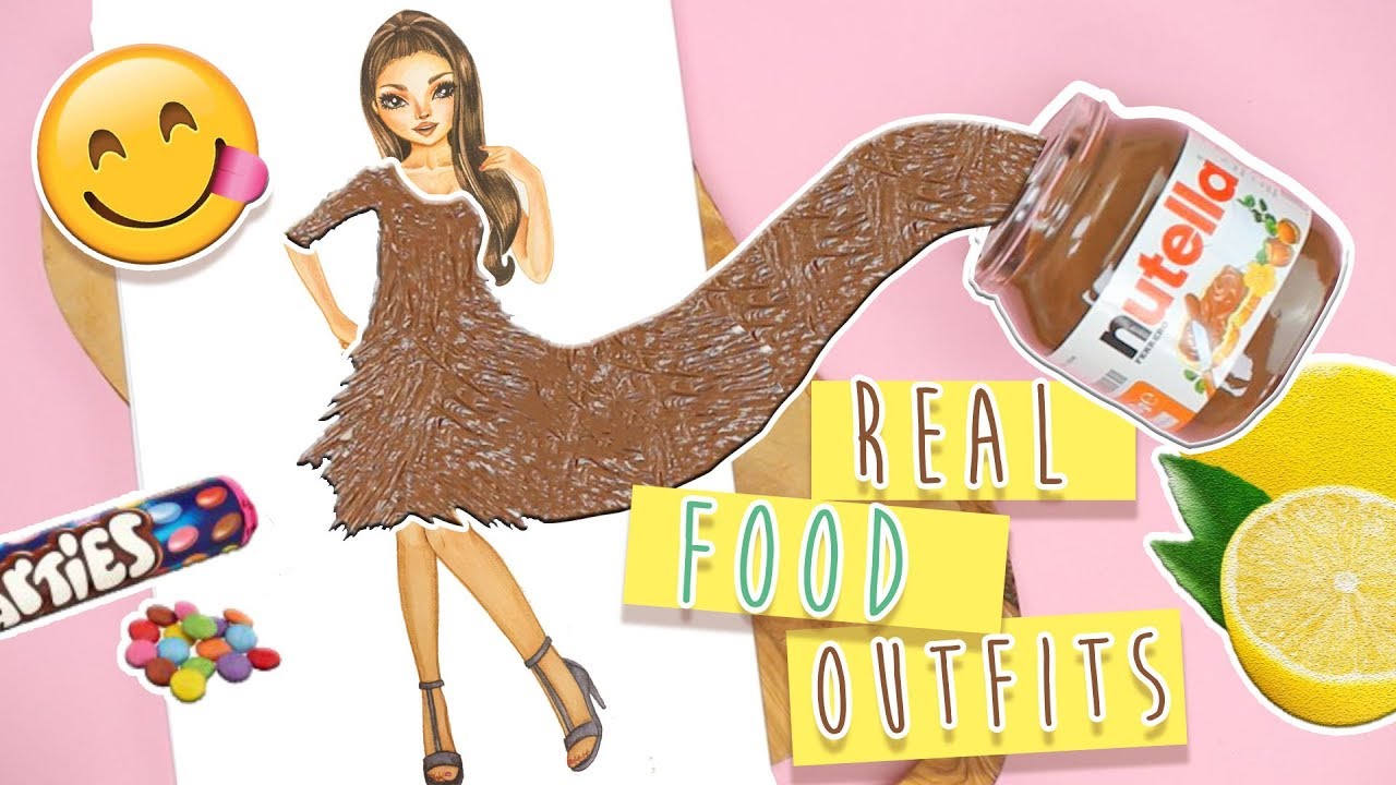 Ich Mache Kleider Aus Echten Lebensmitteln Topmodel Food Fashion Foxy Draws Youtube