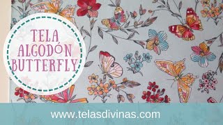 TELA ESTAMPADA INFANTIL BUTTERFLY ⭐️⭐️⭐️⭐️⭐️