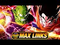 WTF!? BROKEN!! LEVEL 10 LINKS 100% RAINBOW STAR PHY LR GOKU & PICCOLO! (DBZ: Dokkan Battle)