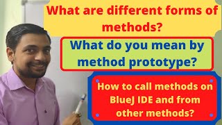 Famous What are different forms of method? What is method prototype? - BlueJ For X class ICSE – Tutorial 6 Profile