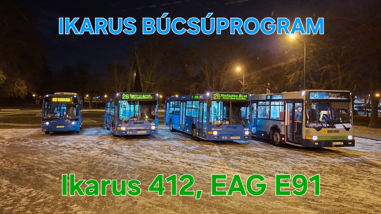 IKARUS BÚCSÚPROGRAM #3 || Ikarus 412, Ikarus EAG E91 (2025)