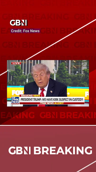 🚨Trump claims suspect in Charlie Kirk shooting is in custody