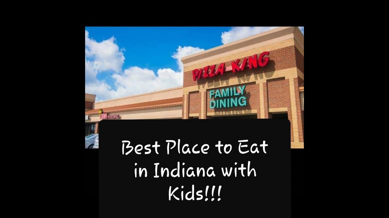 Best Place to eat in Indiana with kids! Pizza King drink train!! YouTube