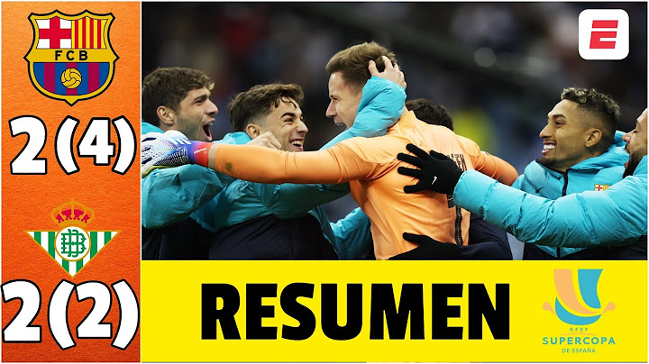 BARCELONA derrota en PENALES al BETIS y DEFINIRÁ el TÍTULO ante el REAL MADRID │ Supercopa de España