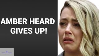 Amber Heard GIVES UP On The Appeal!