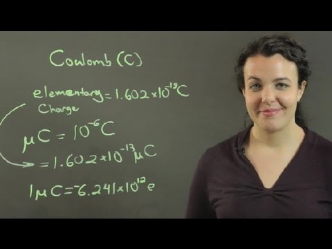 How to Convert Microcoulombs Into Electrons : Conversions & Other Math Tips