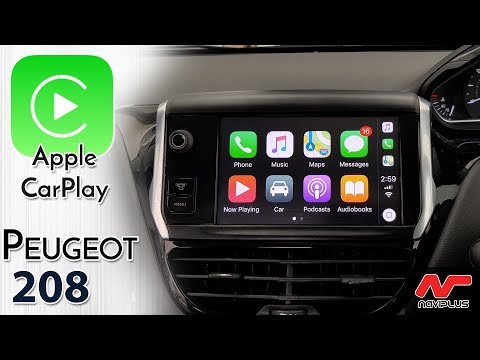 Peugeot 208 Allure - Apple CarPlay Integration tested on Factory Audio  screen 