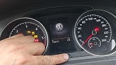 VW Golf 7 service reset - YouTube