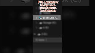 Vtube Studio Item/Backgrounds/Model File Location - #Tutorial