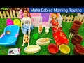 Maha Babies Morning bath | Babies Morning Routine| My Barbie Shows