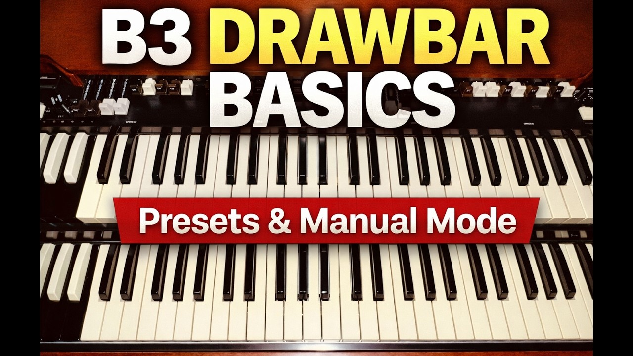 Hammond B-3 / XK-5 Tutorial: Drawbars and Preset System Explained