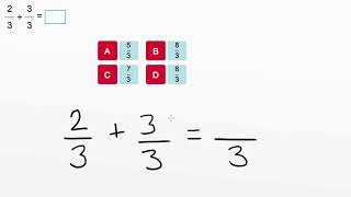AdaptedMind Math - Add and Subtract Fractions, Question #5
