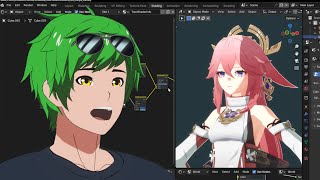 How to make the Perfect Toon Shader in Blender (Goo Engine)  The Shader Info Node