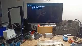 Amiga 600 with RGB2HDMI Adapter
