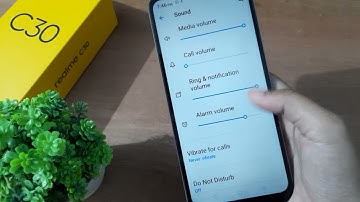 Realme c30 changing sound & vibration settings,How to on changing sound and vibration realme c30