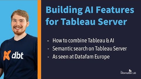 Semantic Search for Tableau Server | Developing AI Features with Tableau LangChain