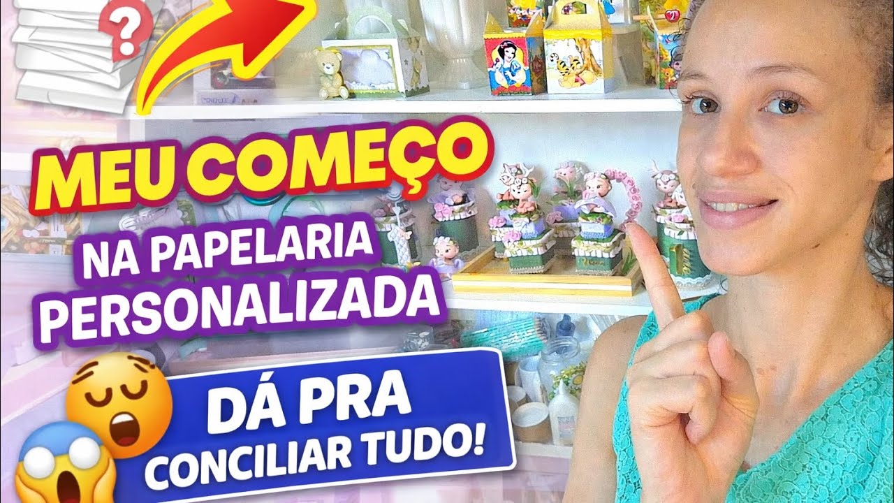 Meu Início na Papelaria | Como Conciliei Trabalho, Vida e Sonhos