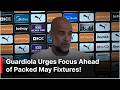 MEDIA ADDRESS: Pep Guardiola Calls for Focus as Manchester City Face Crucial Match vs Everton | AD1Z