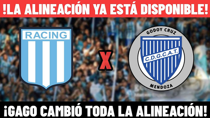 ¡SORPRENDIÓ A TODOS! ¡LA ALINEACIÓN PARA RACING X GODOY CRUZ ACABA DE SER REVELADA!