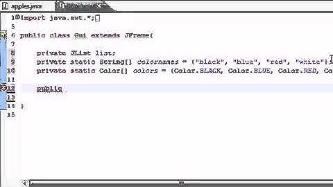 Java Programming Tutorial   70   JList   YouTube