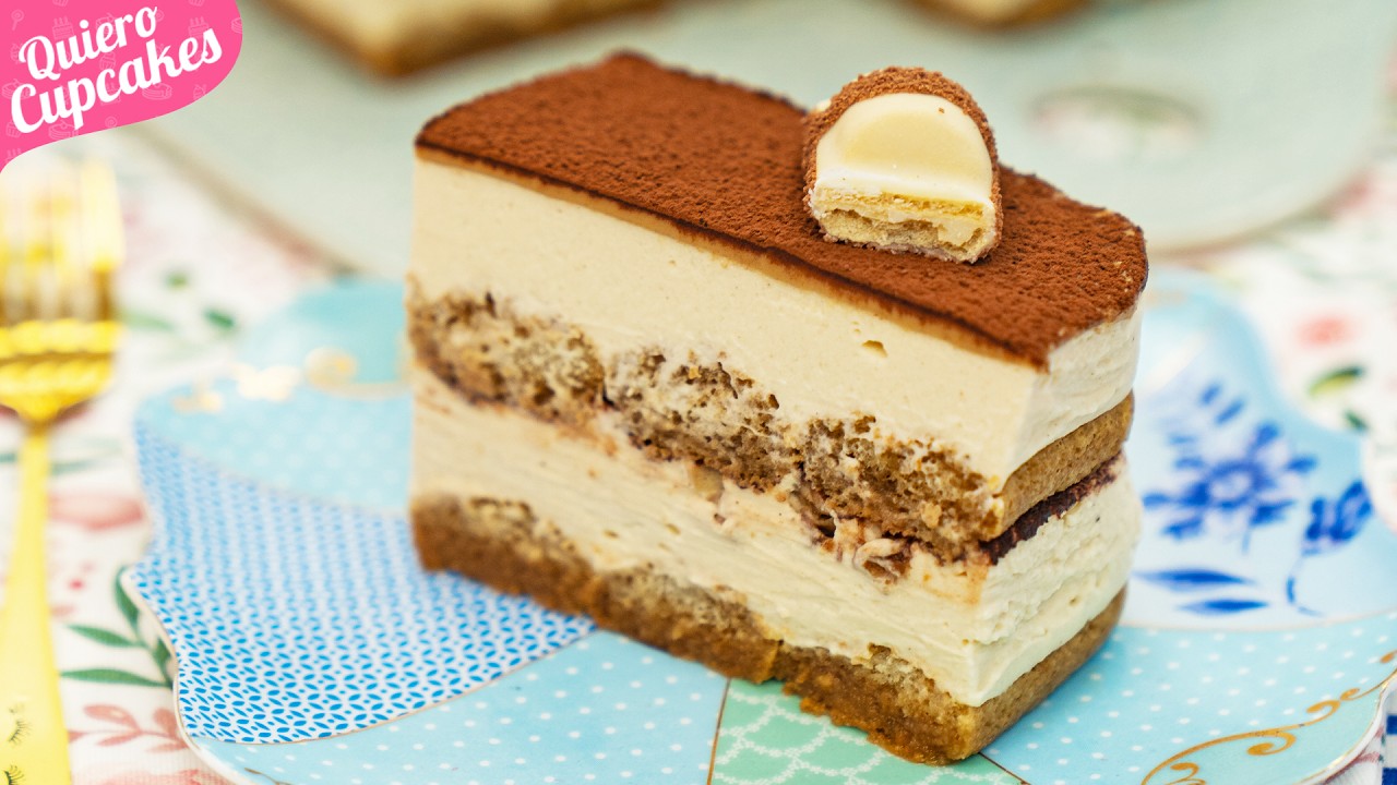 TIRAMISÚ DE CHOCOLATE KINDER BUENO 🍫 | POSTRE FÁCIL SIN HORNO | QUIERO CUPCAKES