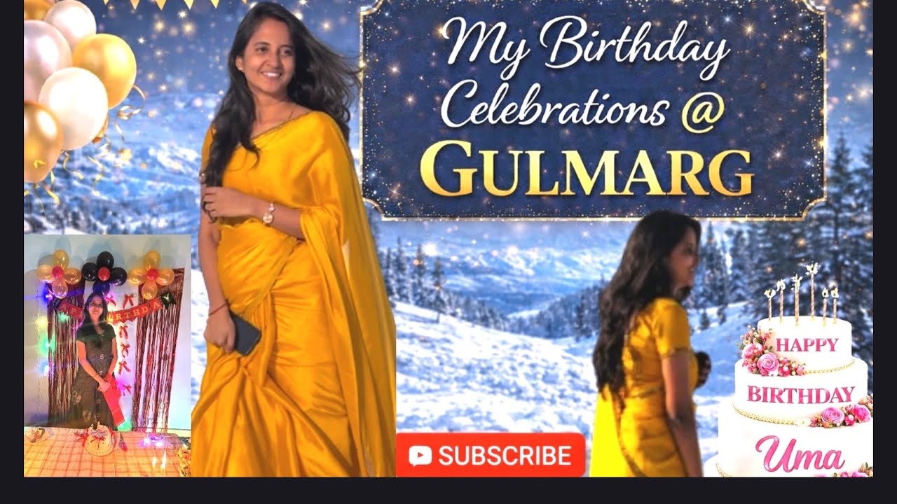Birthday Celebration in Gulmarg| happiness#Gulmarg#Kashmir#BirthdayVlog#BirthdayCelebration#SnowVibe
