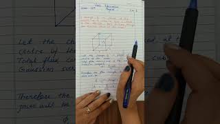 Numerical on Gauss's theorem #class12 #physics #cbse #neet #jee #iit #electricflux#shorts