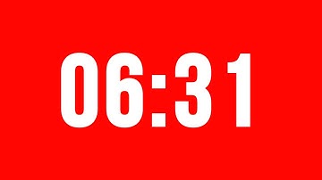 6 Minute 31 Second Timer With Alarm Without Music
