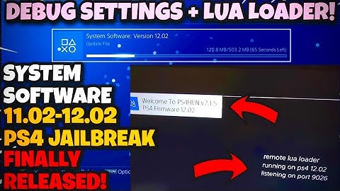 *UPDATE* PS4 JAILBREAK 11.02-12.02 RELEASED!