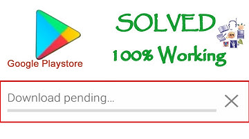 How to fix Download Pending Error in Google play store - Solved 100% working