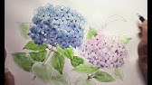 アクリル画 紫陽花を描く 描き方のコツは概要欄で Youtube アクリル画 紫陽花を描く 描き方のコツは概要欄で Youtube