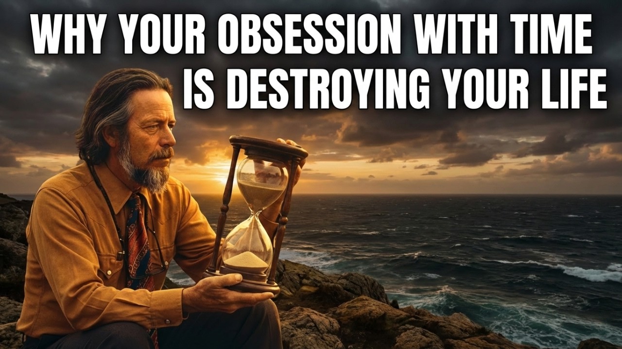 Why Your Obsession With Time Is Destroying Your Life – Alan Watts.