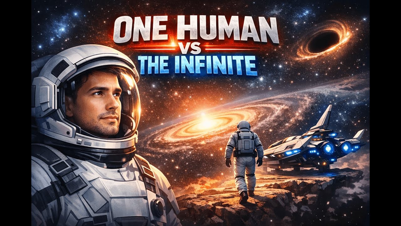 One Human vs 🌌”The Infinite Universe”  🚀  