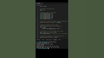 Heap Queue Operations in Python Using heapq