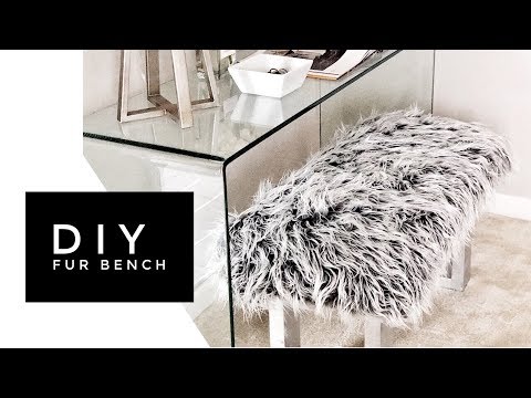 Should You Use A Faux Fur Bench In Your Bathroom?