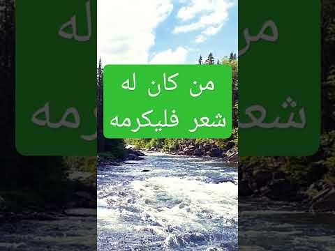 من كان له شعر فليكرمه الشيخ مصطفى العدوي مصطفى العدوي فتاوى الشيخ مصطفى العدوي حديث مقاطع قصيرة