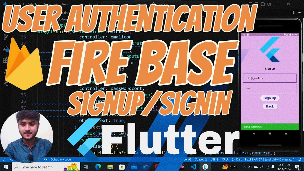 User Authentication in Flutter Using FireBase | User Authentication ...