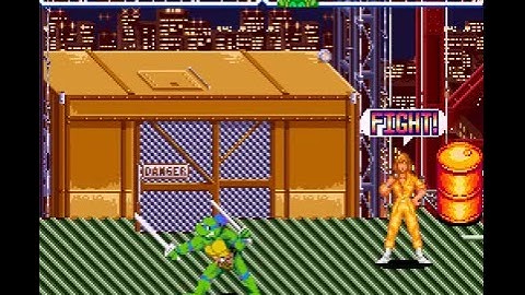 Teenage Mutant Ninja Turtles IV: Turtles in Time (SNES) - Pizza Time!